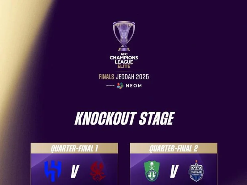 亚冠精英联赛16强对阵:萨德vs新月 两组日韩对决 中超球队无缘