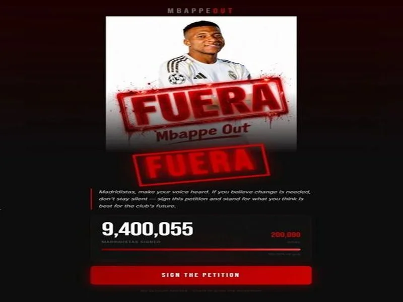 超3千万人签名请愿姆巴佩离开皇马，巴黎人报：数据或不真实